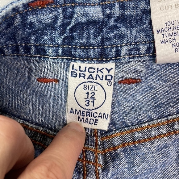 Lucky Brand Revised Rancher Crop Capri Pants Size 12 - Picture 13 of 13